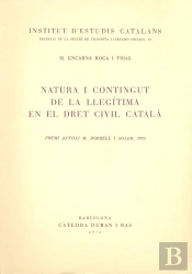 Natura I Contingut De La Llegítima En El Dret Civil Català