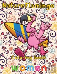 Nature Flamingo Coloring Book Women