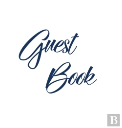 Bertrand.pt - Navy Blue Guest Book, Weddings, Annivers
