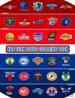 Bertrand.pt - Nba Team Logos Coloring Book