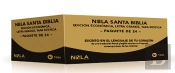 Nbla, Santa Biblia, Edicion Misionera, Letra Grande, Tapa Rustica, Paquete De 24