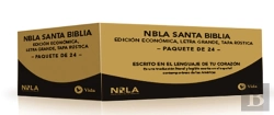 Bertrand.pt - Nbla, Santa Biblia, Edicion Misionera, Letra Grande, Tapa Rustica, Paquete De 24