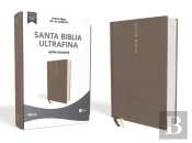 Nbla Santa Biblia Ultrafina, Letra Gigante, Tapa Dura/Tela, Gris, Edicion Letra Roja