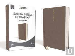 Bertrand.pt - Nbla Santa Biblia Ultrafina, Letra Gigante, Tapa Dura/Tela, Gris, Edicion Letra Roja
