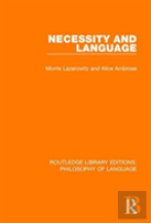 Necessity And Language
