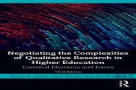 Negotiating The Complexities Of Qualitative Research In Higher Education