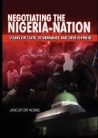 Negotiating The Nigeria-Nation
