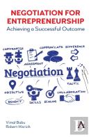 Negotiation For Entrepreneurship