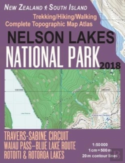 Bertrand.pt - Nelson Lakes National Park Trekking/Hiking/Walking Complete Topographic Map Atlas Travers-Sabine Circuit Rotoiti & Rotoroa Lakes New Zealand South Island 1