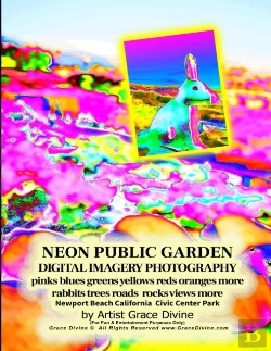 Bertrand.pt - Neon Public Garden Digital Imagery Photography Pinks Blues Greens Yellows Reds Oranges More Rabbits Trees Roads  Rocks Views More Newport Beach California  Civic Center Park By Artist Grace Divine