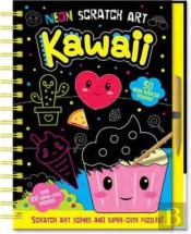 Neon Scratch Art Kawaii