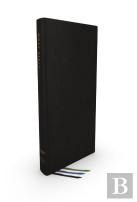 Net Bible, Thinline Large Print, Genuine Leather, Black, Comfort Print