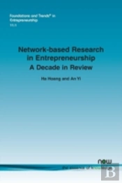 Network-Based Research In Entrepreneurship