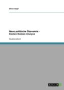 Neue Politische Okonomie - Kosten-Nutzen-Analyse