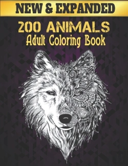 Bertrand.pt - New 200 Animals Adult Coloring Book