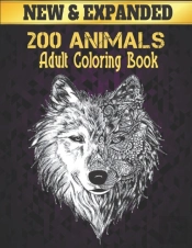 New 200 Animals Coloring Book Adult