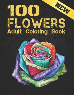 Bertrand.pt - New Adult Coloring Book Flowers