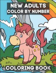 New Adults Color By Number Coloring Book