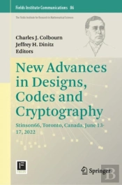 New Advances In Designs, Codes And Cryptography