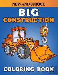 New And Unique Big Construction Coloring Book