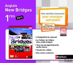 Bertrand.pt - New Bridges; Anglais ; 1ère ; Clé Usb