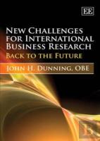 New Challenges For International Business Resear - Back To The Future