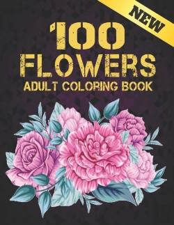 Bertrand.pt - New Coloring Book 100 Flowers