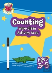 New Counting Wipe-Clean Activity Book For Ages 3-5 (With Pen)