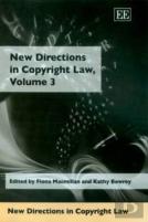 New Directions In Copyright Law, Volume 3