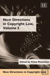 New Directions In Copyright Law, Volume 5
