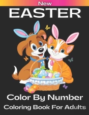 New Easter Color By Number Coloring Book For Adults