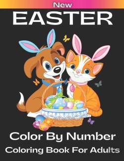 Bertrand.pt - New Easter Color By Number Coloring Book For Adults