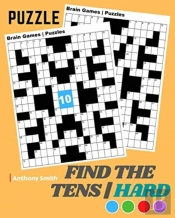 New!! Find The Tens Math Puzzle For Adults | Hard Challenging Math Activity Book For Adults