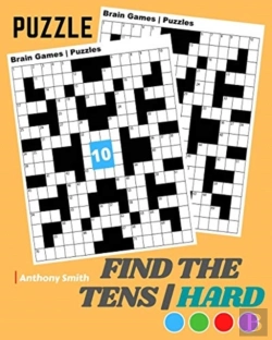 Bertrand.pt - New!! Find The Tens Math Puzzle For Adults | Hard Challenging Math Activity Book For Adults