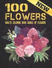 New Flowers Adult Coloring Book