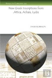 New Greek Inscriptions From Attica, Achaia, Lydia