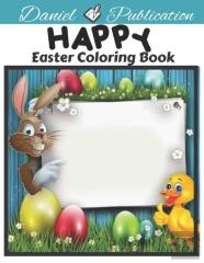 New Happy Easter Coloring Book.