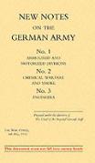 New Notes On The German Army