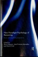 New Paradigm Psychology Of Reasoning