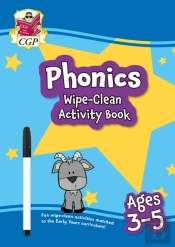 New Phonics Wipe-Clean Activity Book For Ages 3-5 (With Pen)