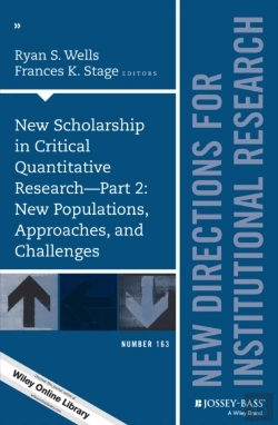 Bertrand.pt - New Scholarship In Critical Quantitative Research, Part 2: New Populations, Approaches, And Challenges