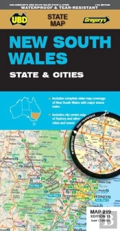 New South Wales State & Cities Map 219 11th Ed Waterproof