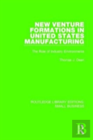 New Venture Formations In United States Manufacturing
