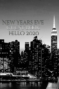 Bertrand.pt - New Years Eve Iconic   Manhattan Night  Skyline Hello 2020  Blank Guest Book