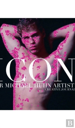 Bertrand.pt - New York City Icon  Sir Michael Huhn Self Portrait  Artist Glitter  Creative Blank Journal