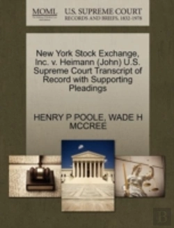 Bertrand.pt - New York Stock Exchange, Inc. V. Heimann (John) U.S. Supreme Court Transcript Of Record With Supporting Pleadings