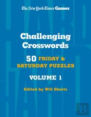 New York Times Games Challenging Crosswords Volume 1