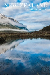 New Zealand  Mirror Lake  Blank Page Gratitude Journal $Ir Michael Huhn