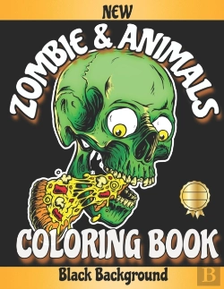 Bertrand.pt - New Zombie And Animals Coloring Book Black Background