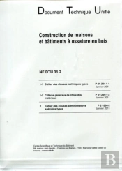 Nf Dtu 31.2 Construction De Maisons Et Batiments A Ossature En Bois